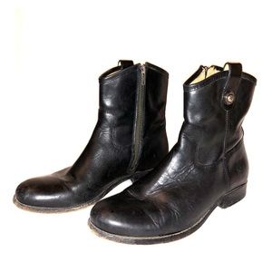 Frye Black Melissa Boots Sz 9